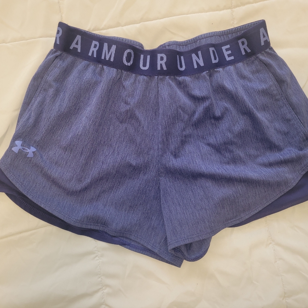 Under Armour Women's Athletic Shorts in Purple